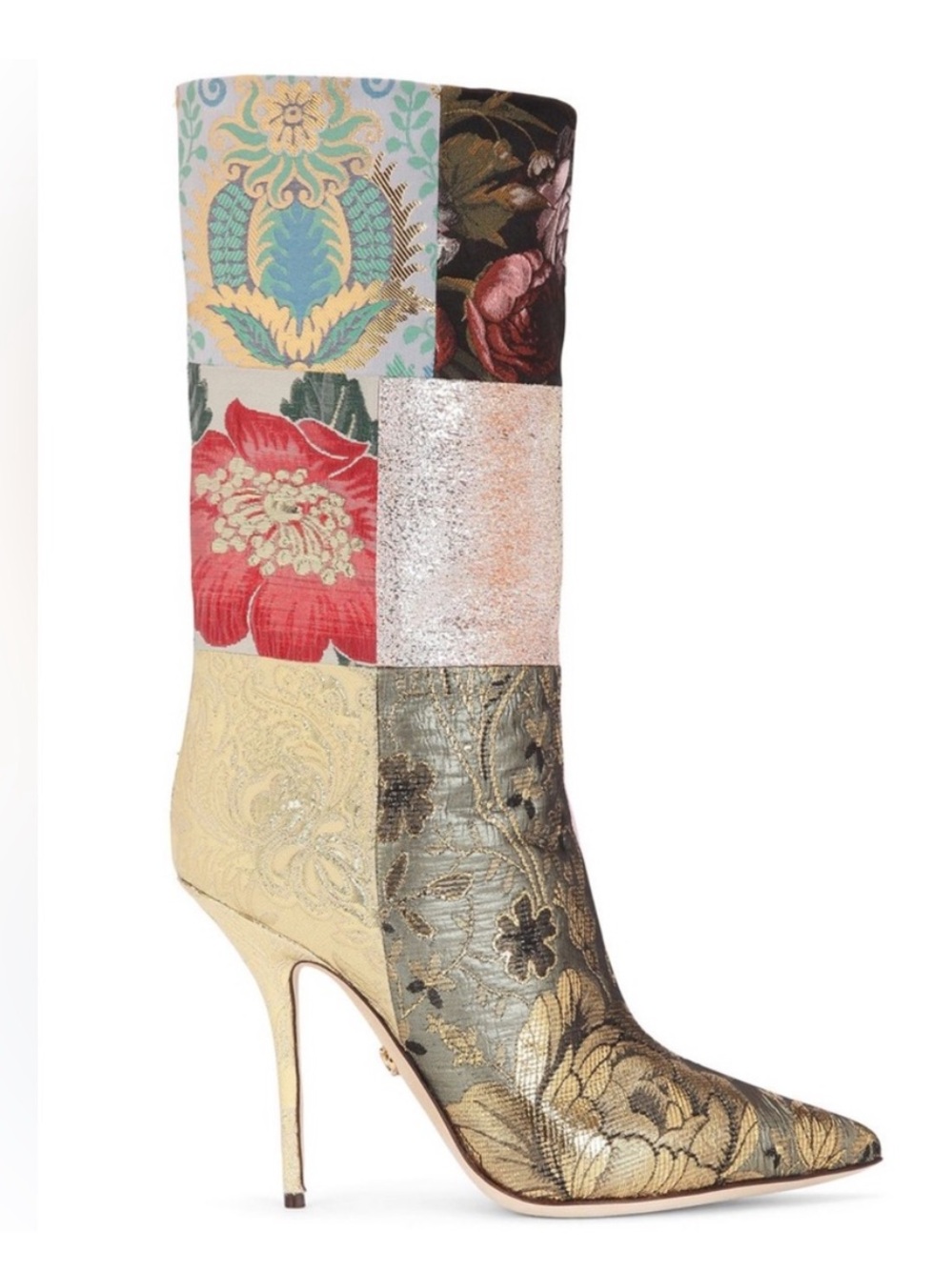Dolce & Gabanna Patchwork di Sicilia Boots NIB